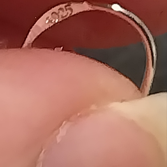 Sterling silver handcrafted bat earrings - Picture 3 of 3